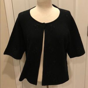 Liz Claiborne 3/4 sleeve one button cardigan large